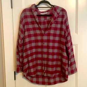 Women’s Woolrich flannel shirt. Size large